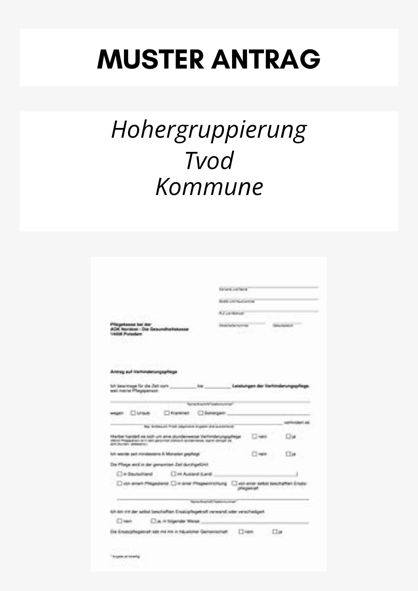 Antrag Auf Höhergruppierung Tvöd Kommune